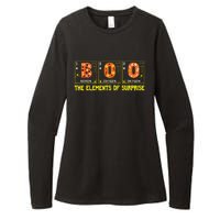 Halloween Boo School Chemistry Nerd Physics Pumpkin Gift Womens CVC Long Sleeve Shirt