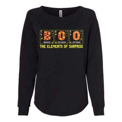 Halloween Boo School Chemistry Nerd Physics Pumpkin Gift Womens California Wash Sweatshirt