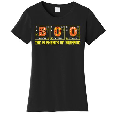 Halloween Boo School Chemistry Nerd Physics Pumpkin Gift Women's T-Shirt