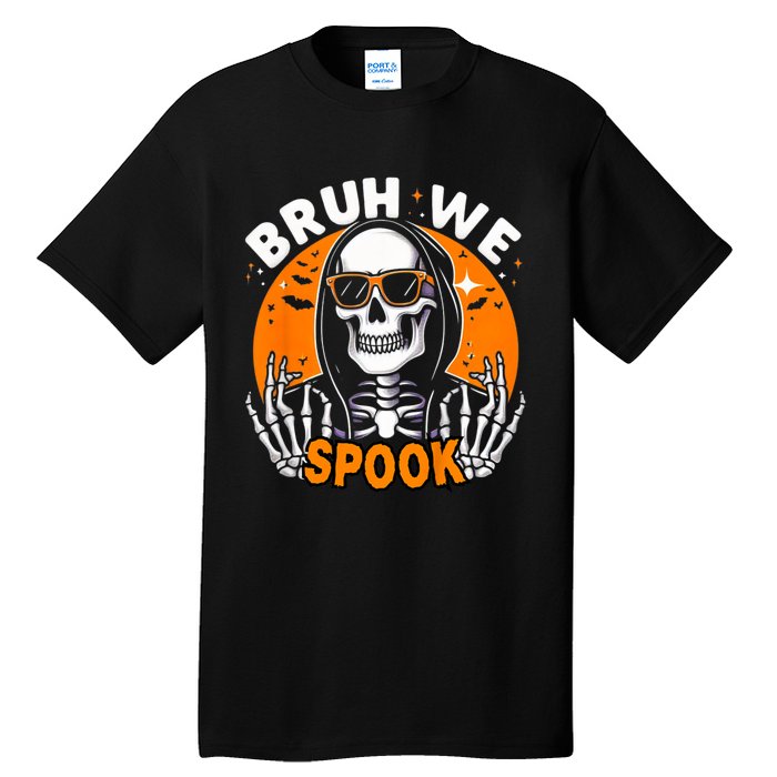 Halloween Boy Skeleton Bruh Halloween Tall T-Shirt