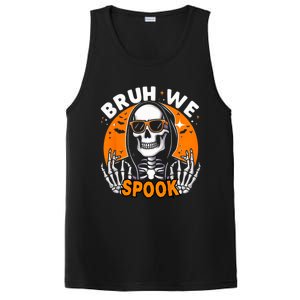 Halloween Boy Skeleton Bruh Halloween PosiCharge Competitor Tank