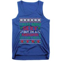 Hate Being Sexy Firefighter Christmas Ugly Gift Cool Gift Tank Top