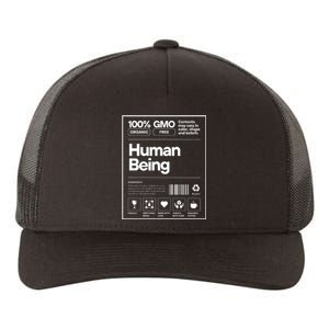 Human Being Science Ingredients Medical Label Funny Yupoong Adult 5-Panel Trucker Hat