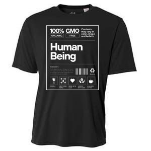 Human Being Science Ingredients Medical Label Funny Cooling Performance Crew T-Shirt