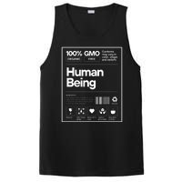 Human Being Science Ingredients Medical Label Funny PosiCharge Competitor Tank