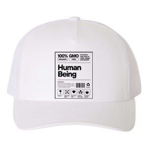 Human Being Science Ingredients Medical Label Yupoong Adult 5-Panel Trucker Hat