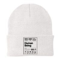 Human Being Science Ingredients Medical Label Knit Cap Winter Beanie