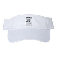 Human Being Science Ingredients Medical Label Valucap Bio-Washed Visor