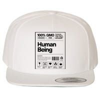 Human Being Science Ingredients Medical Label Wool Snapback Cap