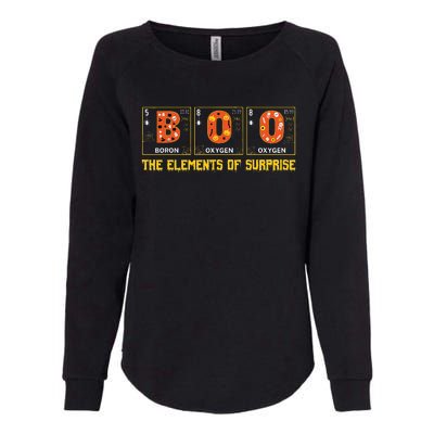 Halloween Boo School Chemistry Nerd Physics Pumpkin Gift Womens California Wash Sweatshirt