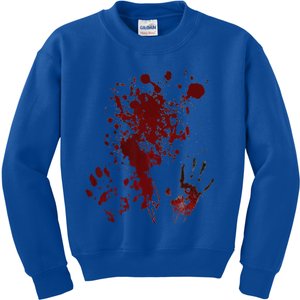 Halloween Blood Splat All Over Costume Kids Sweatshirt