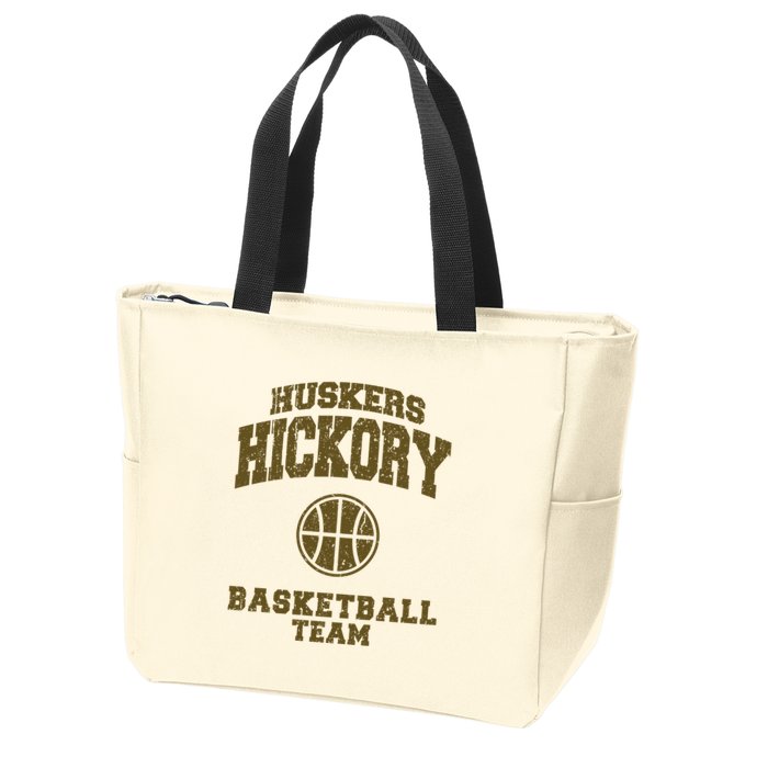 Hickory Basketball Team Zip Tote Bag