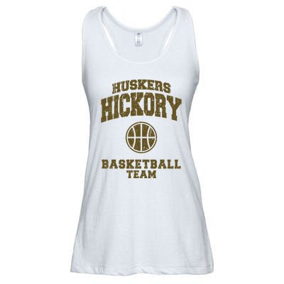 Hickory Basketball Team Ladies Essential Flowy Tank
