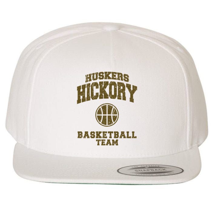 Hickory Basketball Team Wool Snapback Cap