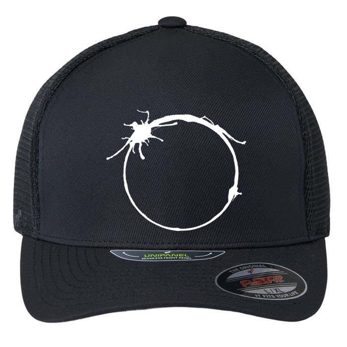 Heptapod B (Translation Human) Inverted Flexfit Unipanel Trucker Cap