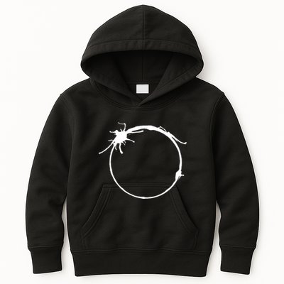 Heptapod B (Translation Human) Inverted Kids Hoodie