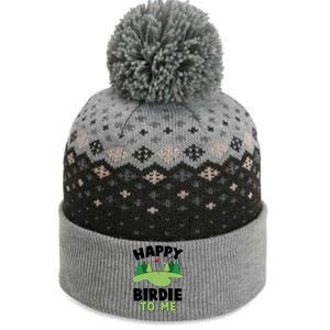 Happy Birdie To Me Golfing The Baniff Cuffed Pom Beanie