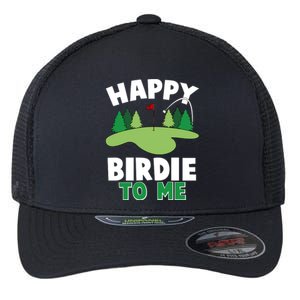 Happy Birdie To Me Golfing Flexfit Unipanel Trucker Cap