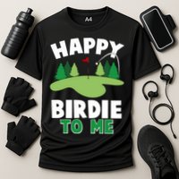 Happy Birdie To Me Golfing Cooling Performance Crew T-Shirt