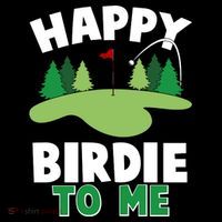 Happy Birdie To Me Golfing Tall T-Shirt