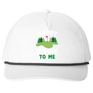 Happy Birdie To Me Golfing Snapback Five-Panel Rope Hat