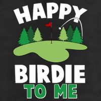 Happy Birdie To Me Golfing Adult Drive Performance Visor