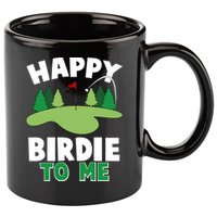 Happy Birdie To Me Golfing 11oz C Handle Ceramic Mug