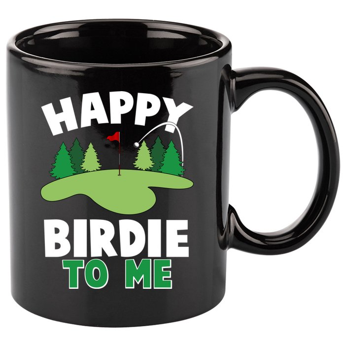 Happy Birdie To Me Golfing 11oz C Handle Ceramic Mug