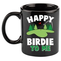 Happy Birdie To Me Golfing 11oz C Handle Ceramic Mug