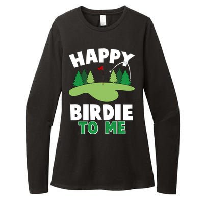 Happy Birdie To Me Golfing Womens CVC Long Sleeve Shirt