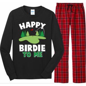 Happy Birdie To Me Golfing Long Sleeve Pajama Set