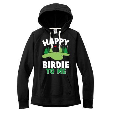 Happy Birdie To Me Golfing Women's Fleece Hoodie