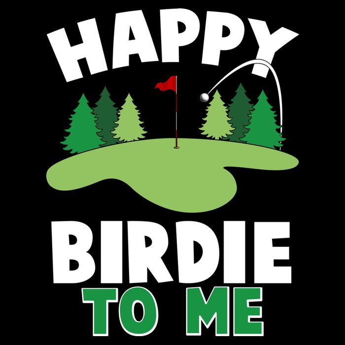 Happy Birdie To Me Golfing 16 in Basic Backpack
