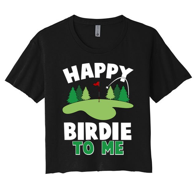 Happy Birdie To Me Golfing Crop Top