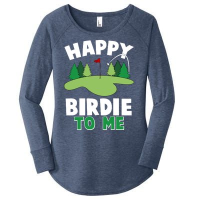 Happy Birdie To Me Golfing Women's Perfect Tri Tunic Long Sleeve Shirt