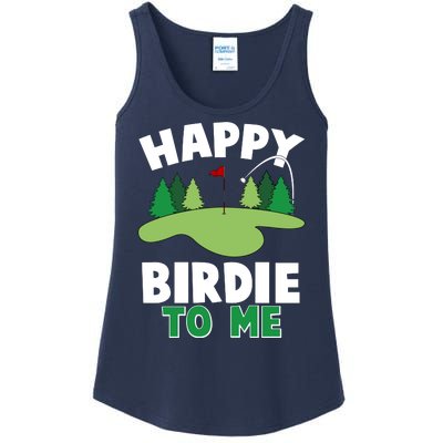 Happy Birdie To Me Golfing Ladies Essential Tank