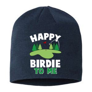 Happy Birdie To Me Golfing Sustainable Beanie