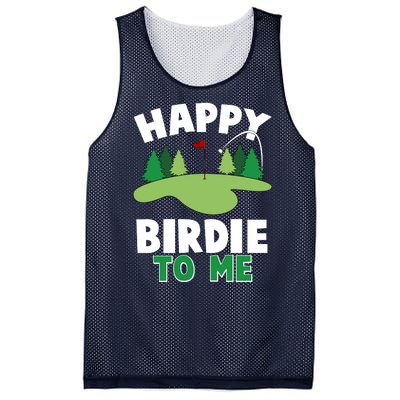 Happy Birdie To Me Golfing Mesh Reversible Basketball Jersey Tank