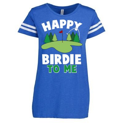 Happy Birdie To Me Golfing Enza Ladies Jersey Football T-Shirt