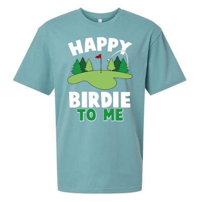 Happy Birdie To Me Golfing Sueded Cloud Jersey T-Shirt