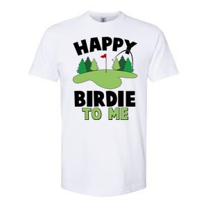 Happy Birdie To Me Golfing Softstyle CVC T-Shirt