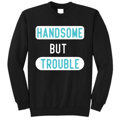 Handsome But Trouble Funny Sweatshirt