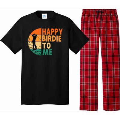 Happy Birdie To Me Golf Golfing Golfer Funny Player Birthday Pajama Set