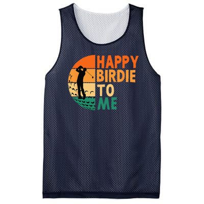 Happy Birdie To Me Golf Golfing Golfer Funny Player Birthday Mesh Reversible Basketball Jersey Tank