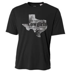 How Bout Them Cowgirls Boy Aint They Somethin Cooling Performance Crew T-Shirt