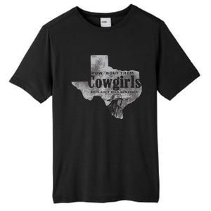 How Bout Them Cowgirls Boy Aint They Somethin Tall Fusion ChromaSoft Performance T-Shirt