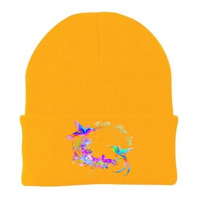 Hummingbird Bird Tree Beautiful Nature Spirit Knit Cap Winter Beanie