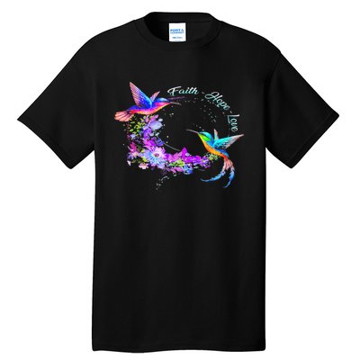 Hummingbird Bird Tree Beautiful Nature Spirit Tall T-Shirt