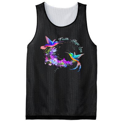 Hummingbird Bird Tree Beautiful Nature Spirit Mesh Reversible Basketball Jersey Tank