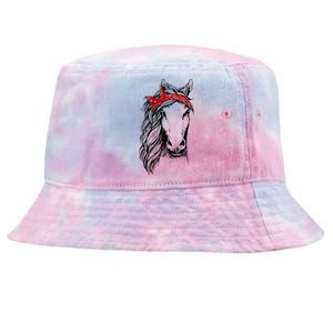 Horse Bandana T for Horseback Riding Horse Lover Tie-Dyed Bucket Hat